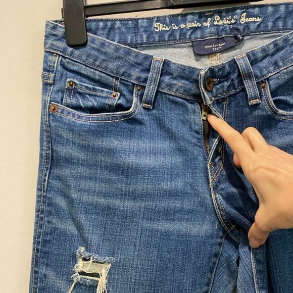 Levi's 522 Ultra Low Boot Jeans Size 26 tall - Picture 3 of 16